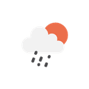 Expect a day of partly cloudy with rain